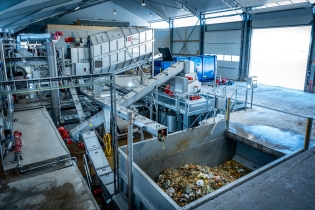 Uitpakinstallatie foodwaste Frankrijk