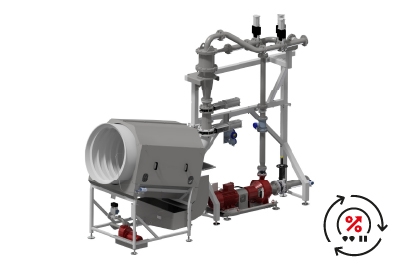 Smicon aftertreatment machine cyclone